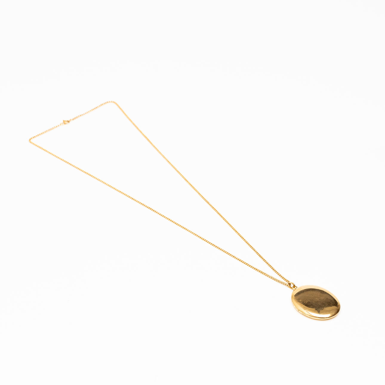 KETTE UND MEDAILLON, Gold, 18 Karat.