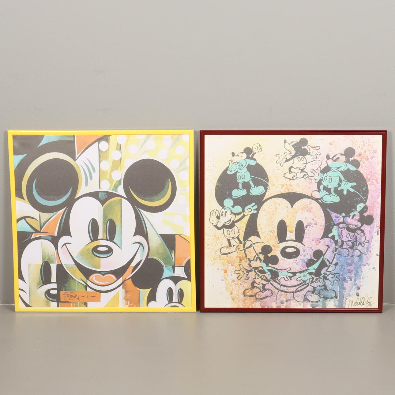 MALERIER 2 stk., Mickey Mouse.