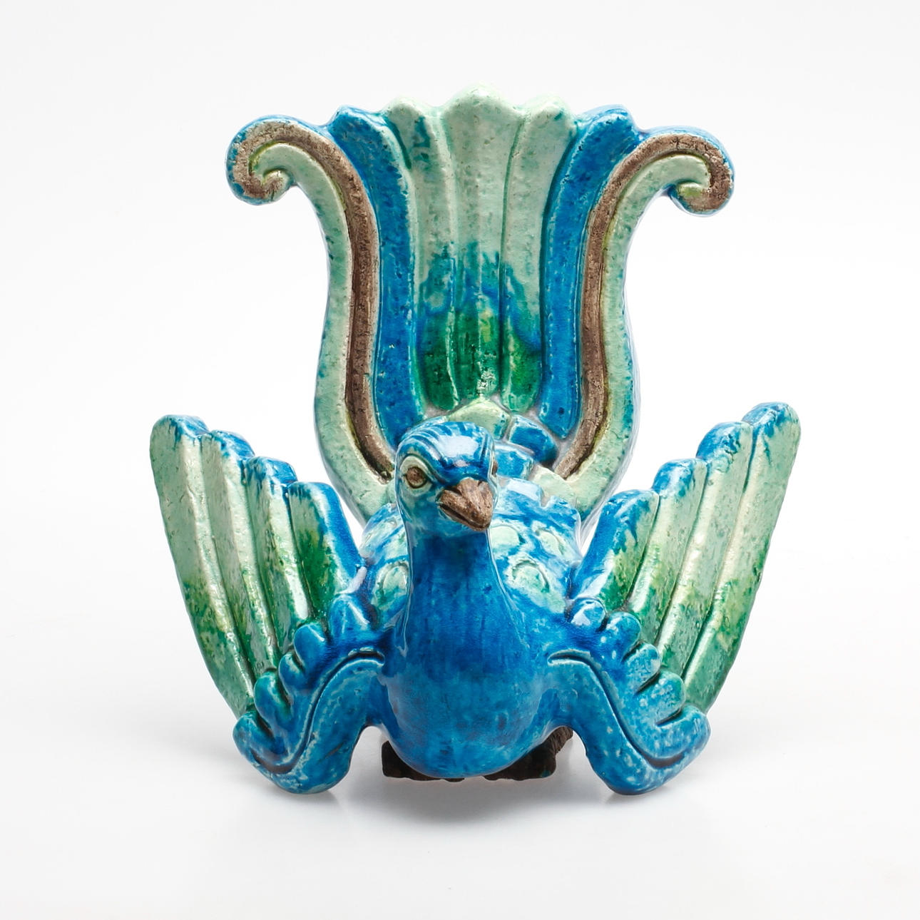 FIGURIN, chamotterat stengods, Gunnar Nylund, Rörstrand, signerad.