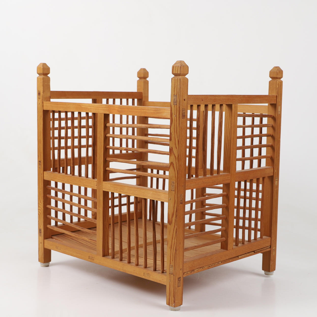 SAIGKORG hand-carved pine, Gotland, 20th century.