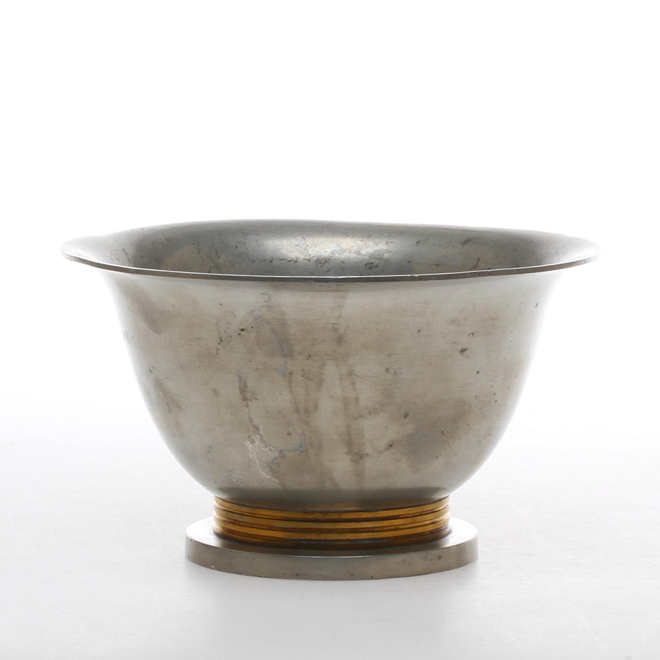 SKÅL, tenn och mässing, Firma Svenskt Tenn, 1930.