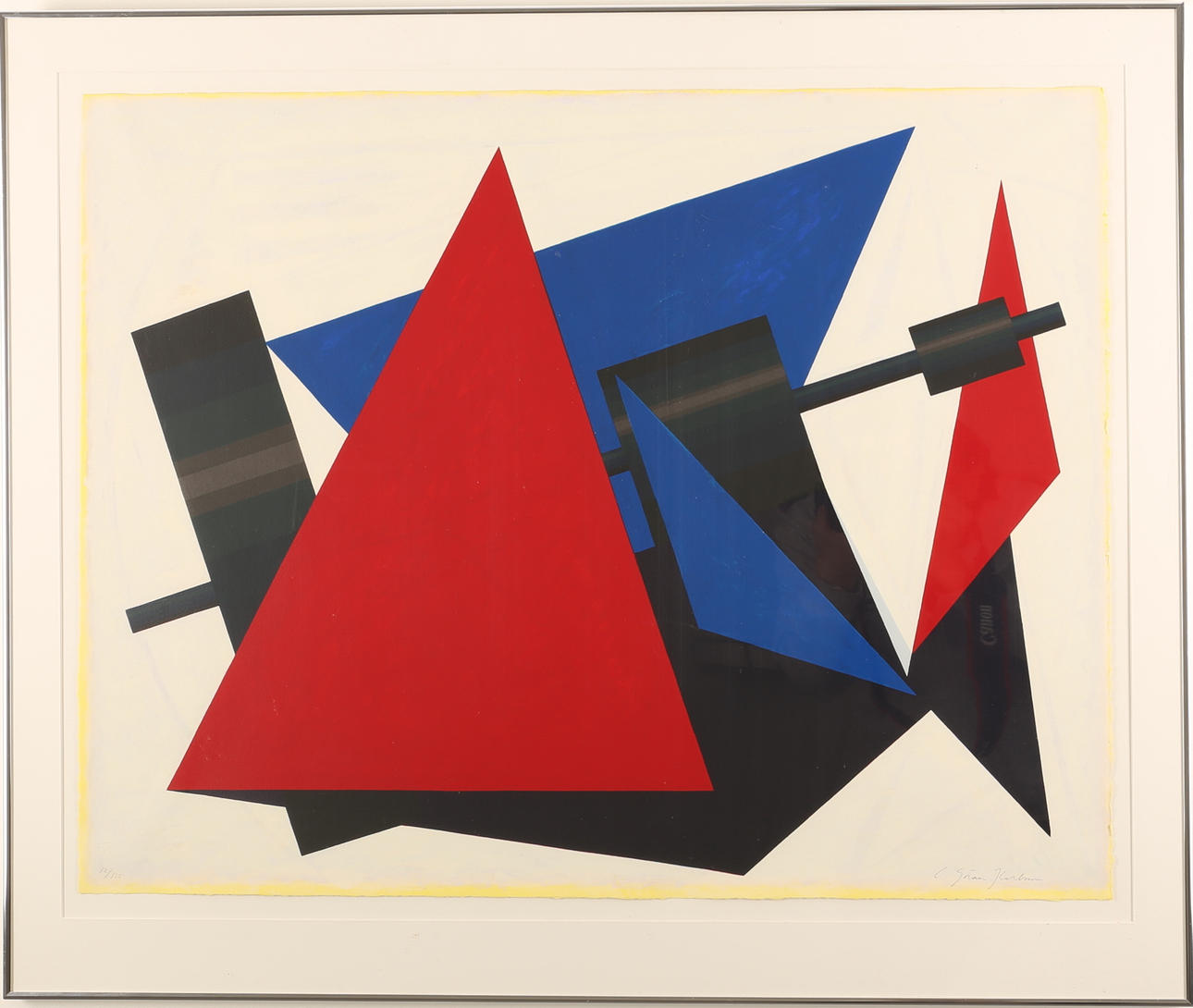 C GÖRAN KARLSSON. Färglitografi, signerad och numrerad 12/125.