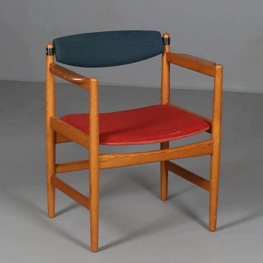 KARMSTOL, furu och ull. 1960/70-tal.