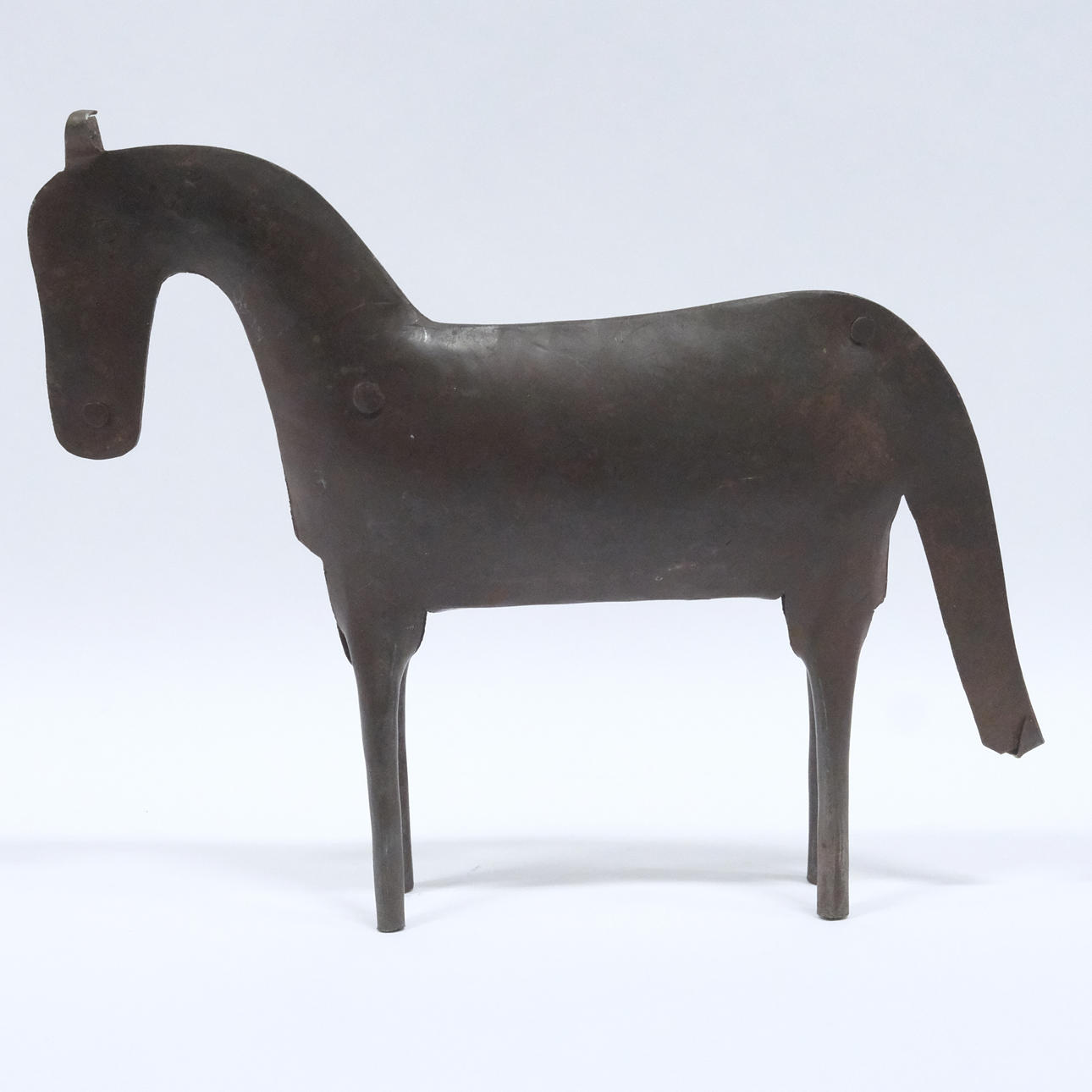 ÖRSKOV. SCULPTURE. HORSE. SHEET METAL.