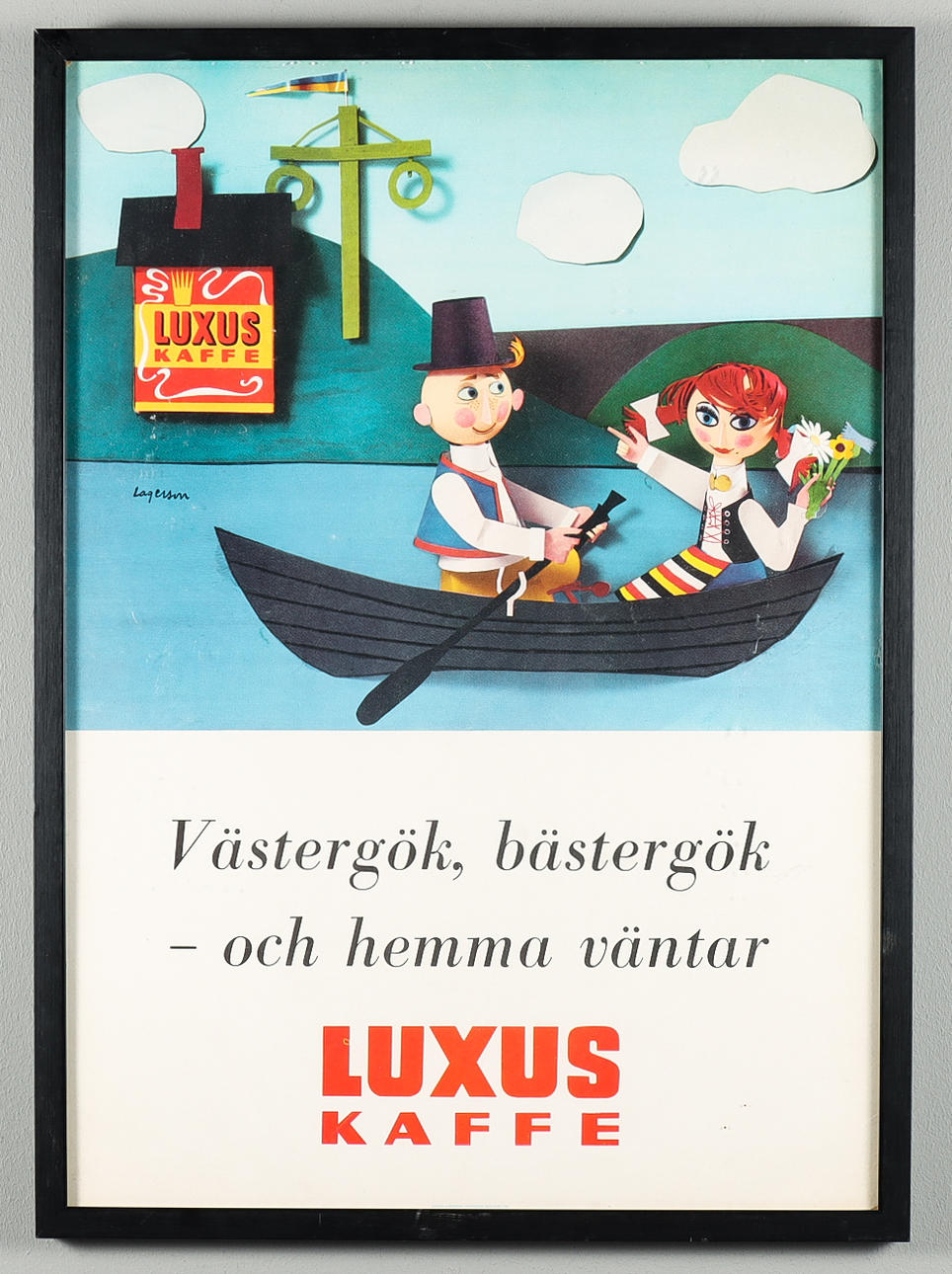 PROMOTIONAL POSTER Luxus Coffee.