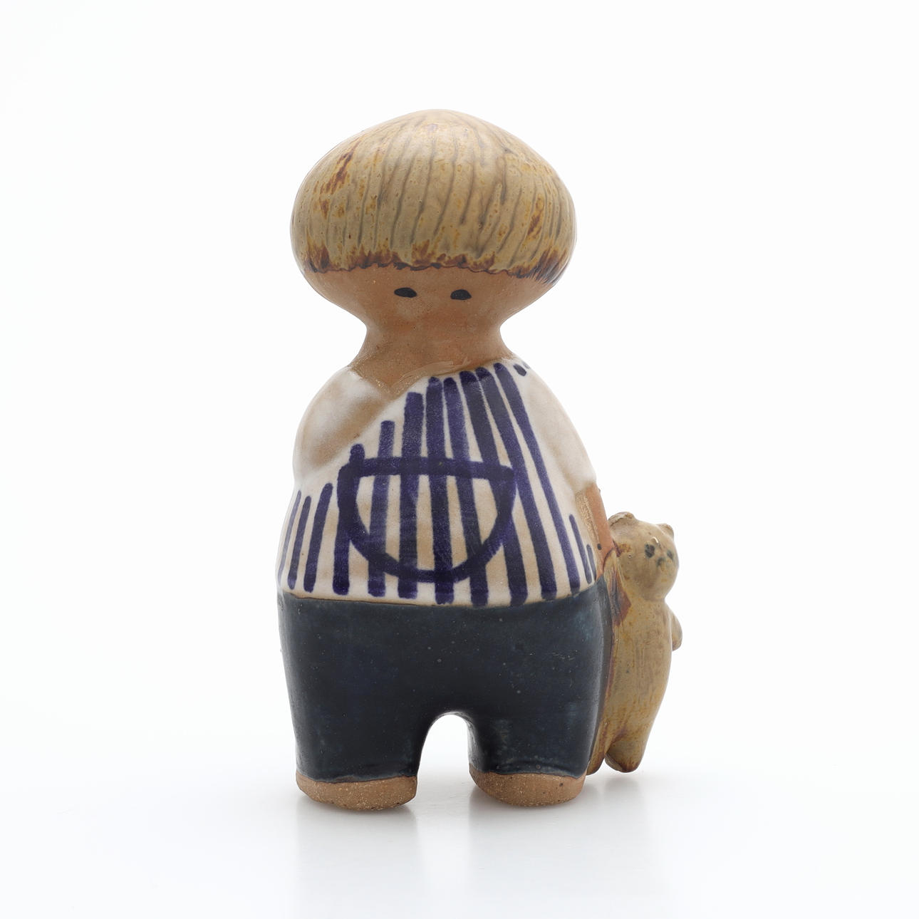 LISA LARSON. Figur, Steinzeug, „Malin“, Gustavsberg.