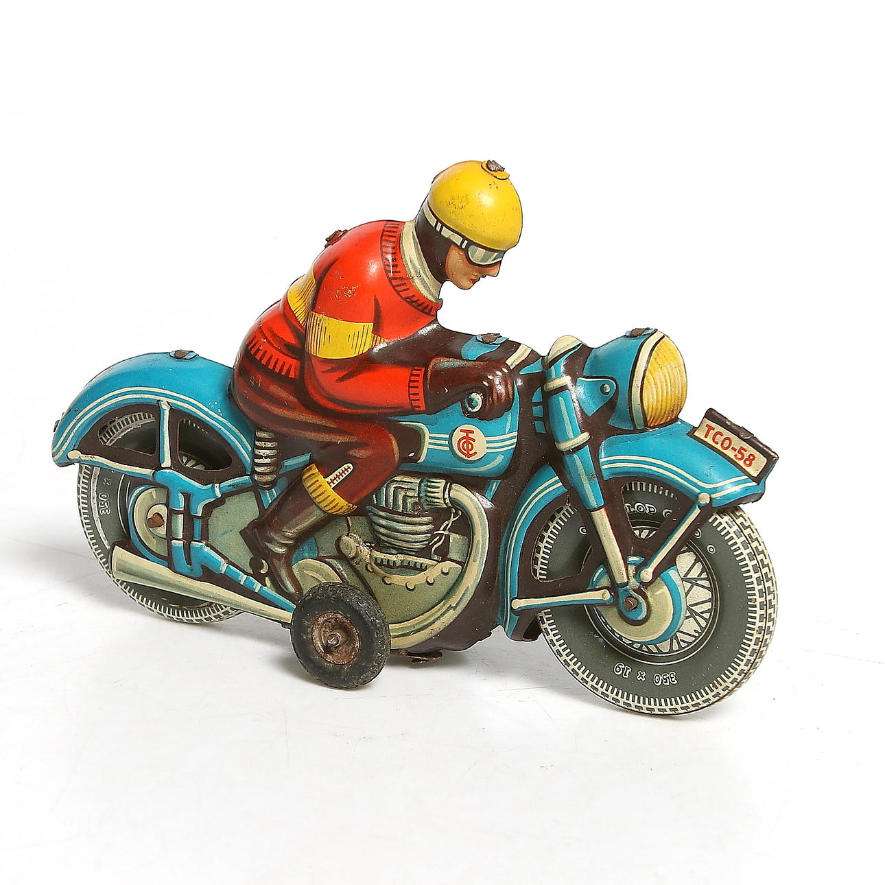 LEKSAK, TCO 58, litograferad plåt, Tyskland, 1950-tal.