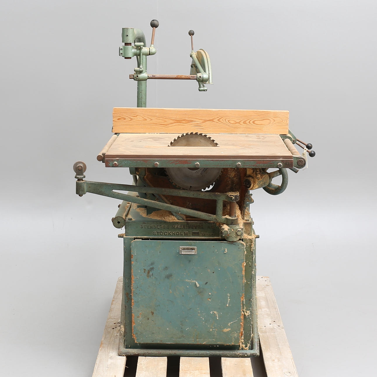 BYGGSÅG, Stenbergs maskinbyrå, Stockholm.