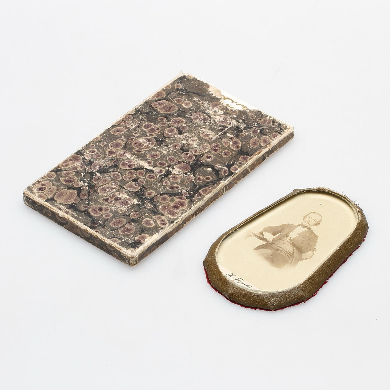 FOTOGRAFI av Zacharias Topelius samt DIKTBOK, 1800-tal.