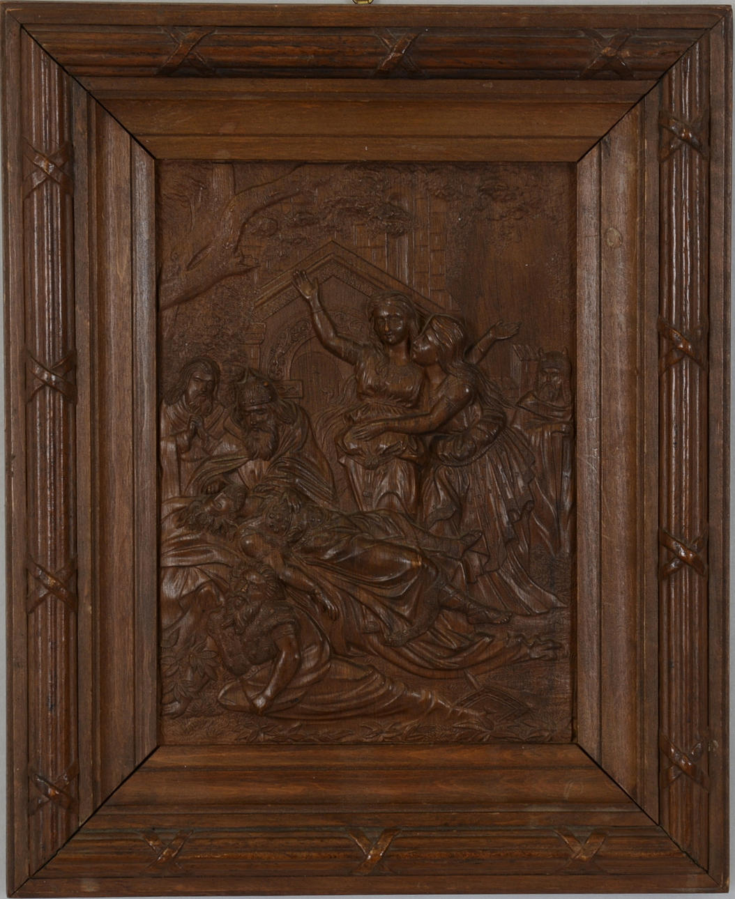 TRÄRELIEF, 1800-talets senare hälft.