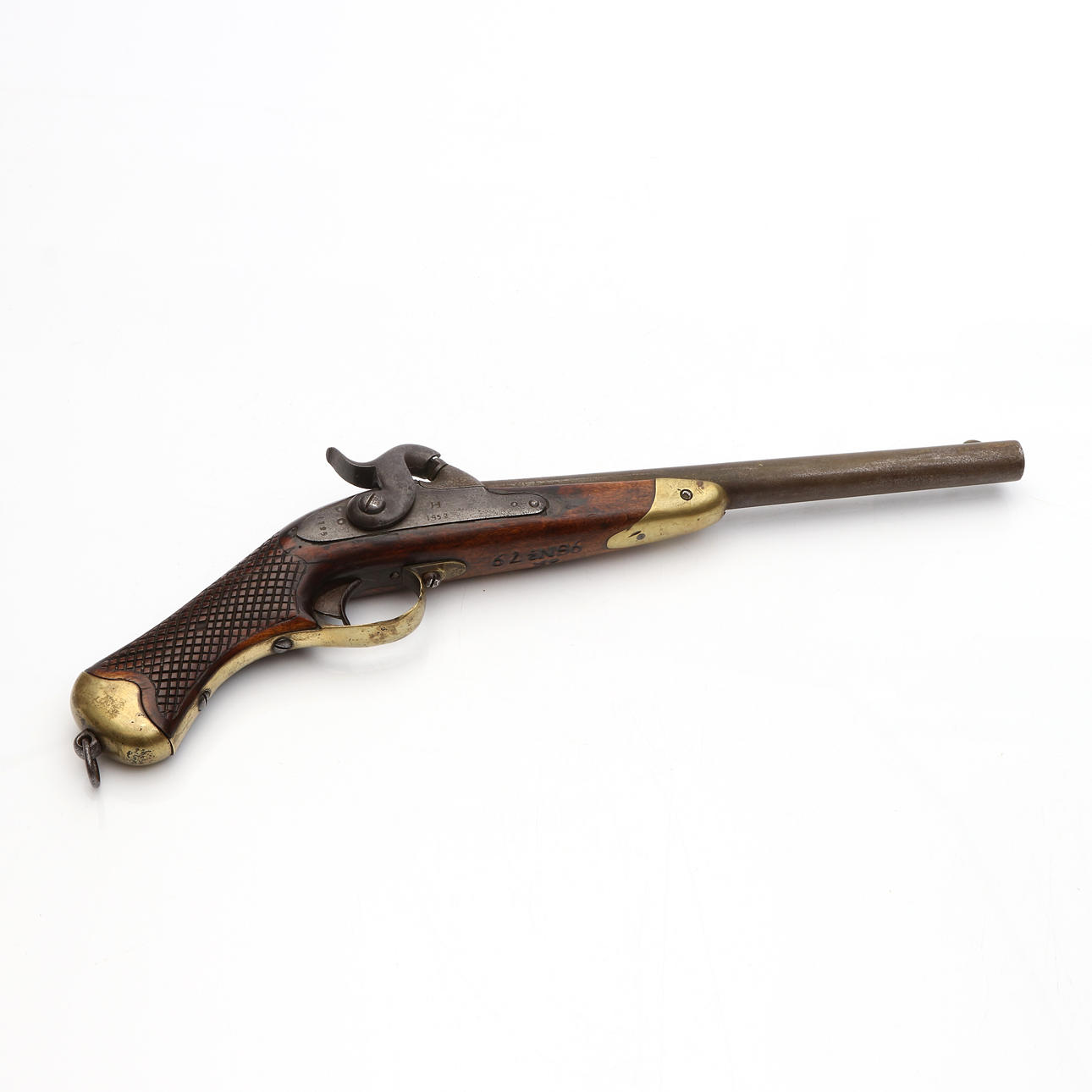 EQUESTRIAN GUN. Sweden, M/1850. Husqvarna factor, 1852. Marked: 6R, 9S ...