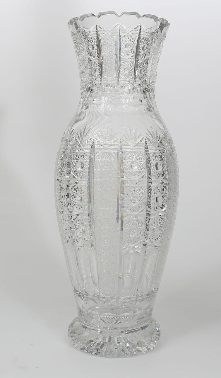 GOLVVAS, kristall, Böhmen, Tyskland, 1900-talets andra hälft.