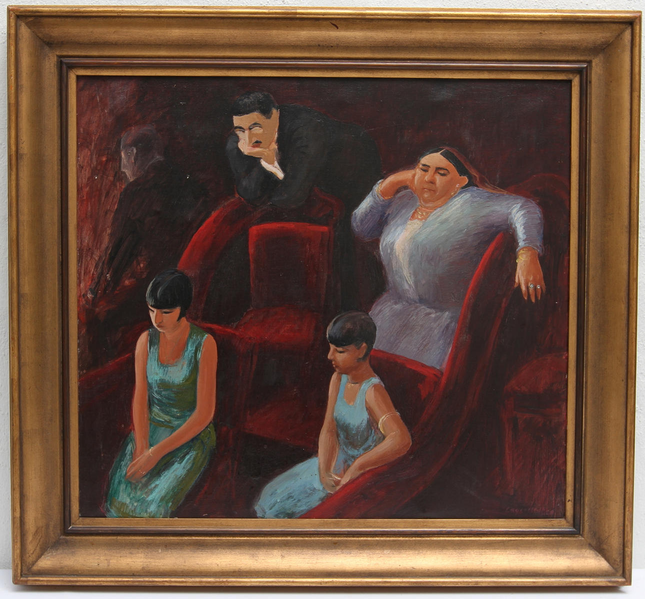 GEORG WILHELM LAGERSTEDT. Olja på duk. Signerad.