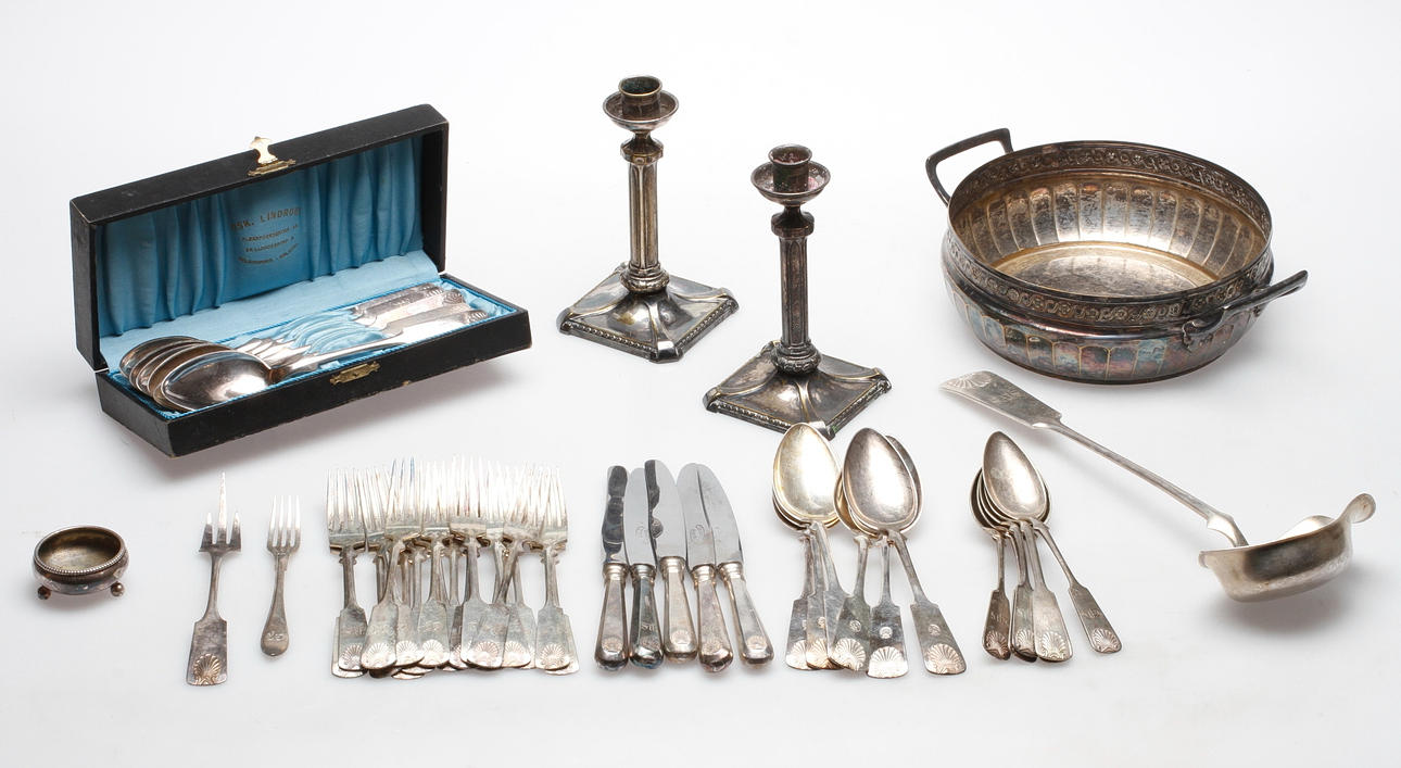 NYSILVERFÖREMÅL, 1800/1900-tal.