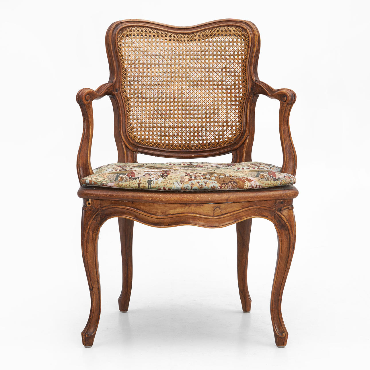 Rokoko-Sessel, 18. Jahrhundert.