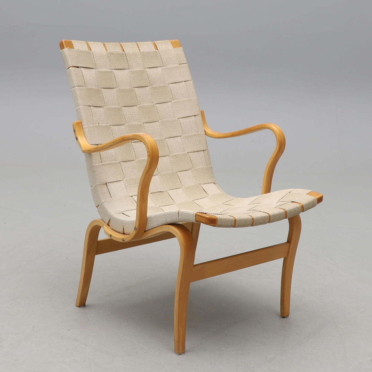 BRUNO MATHSSON. LÆNESTOL, „Eva“, Dux.