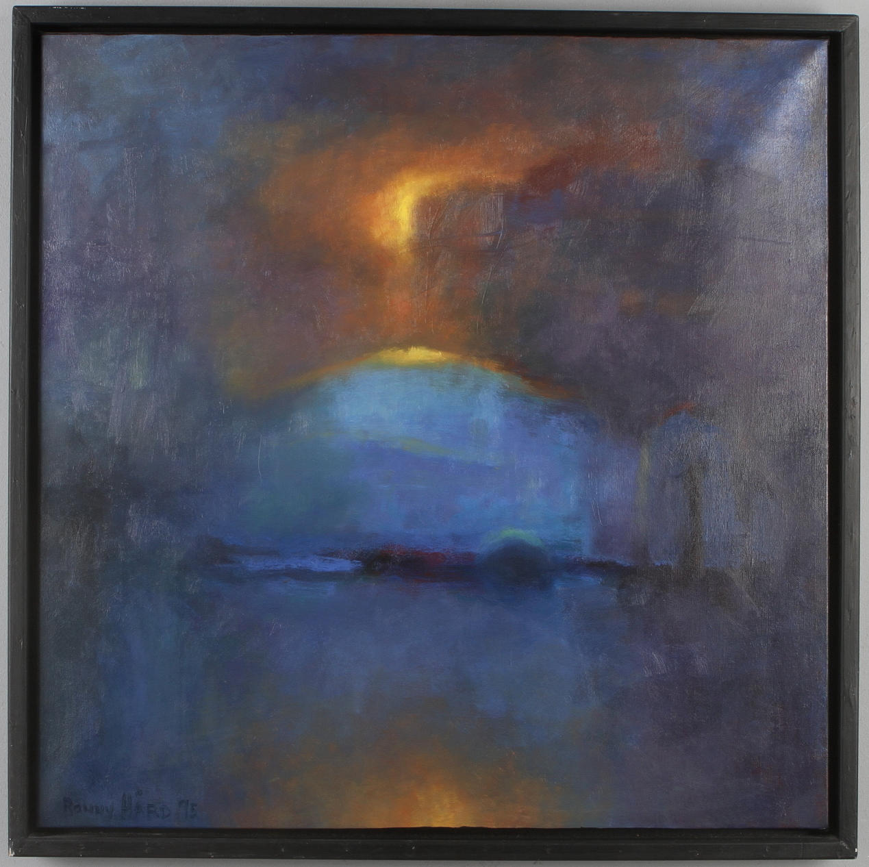 RONNY HÅRD. Komposition, olja på duk, signerad och daterad -95.