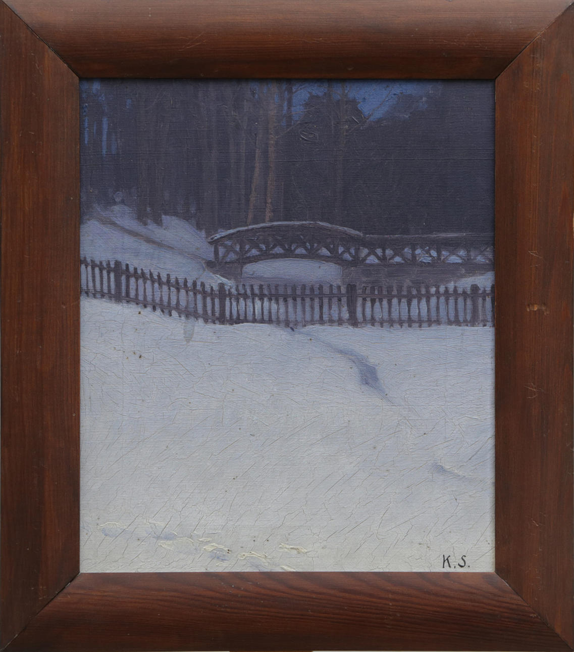 KURT STRÖM. OIL, on canvas, signed.