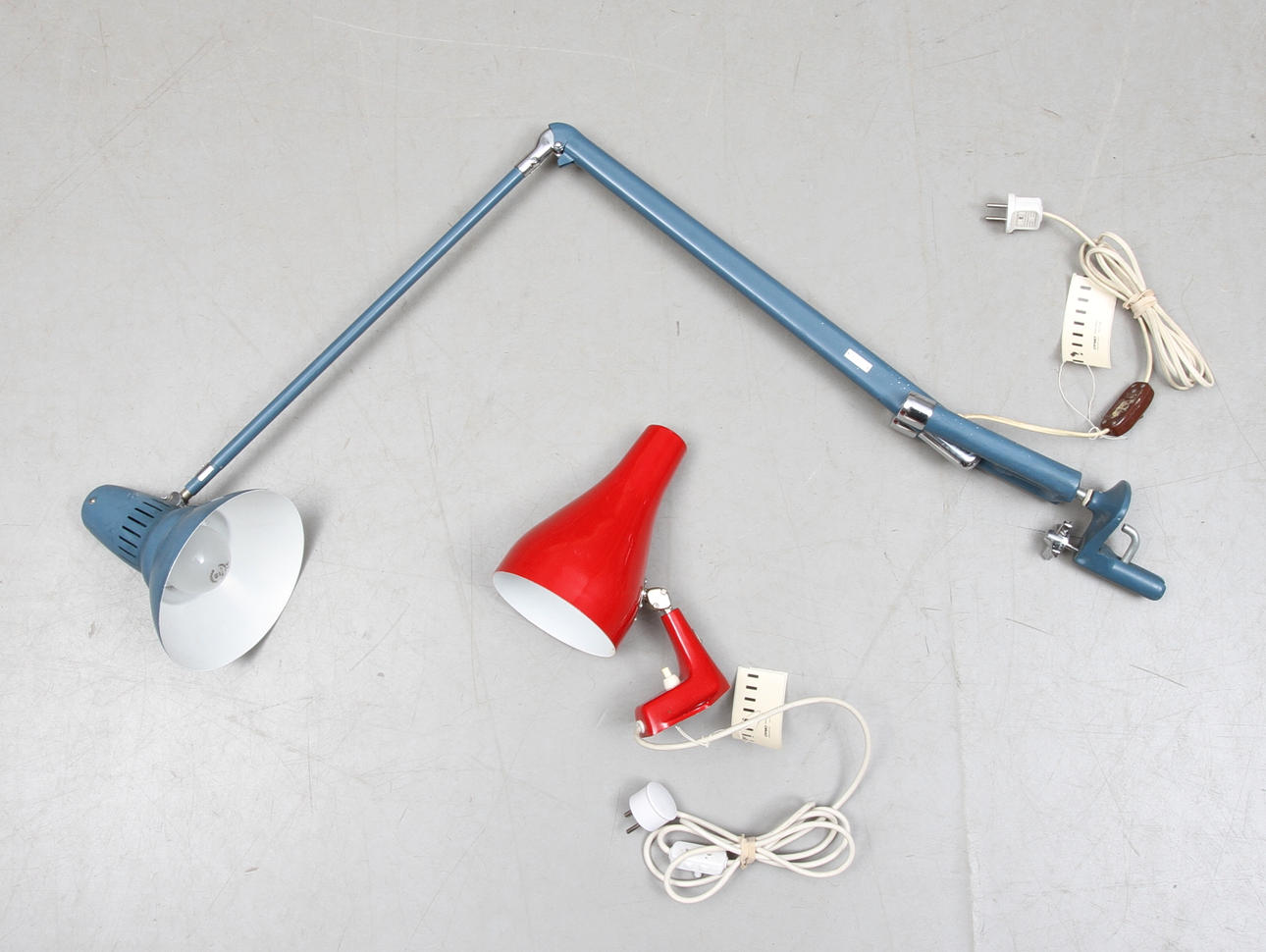 SKRIVBORDSLAMPA, VÄGGLAMPA, Asea, 1900-talets andra hälft.