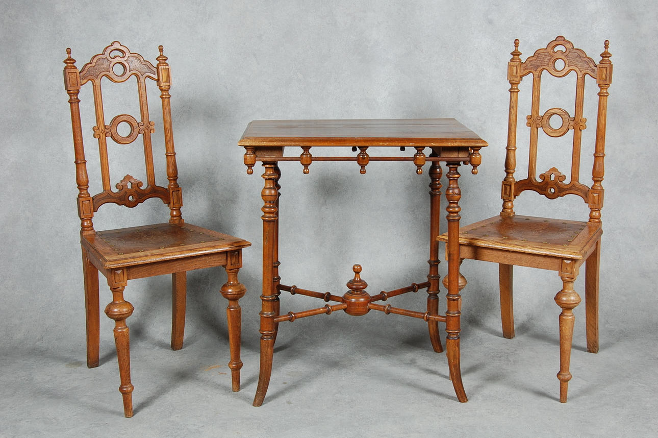 STOLAR, 1 par, BORD, Nyrenässans.