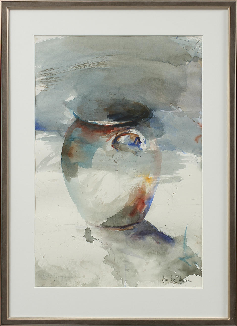 LARS EJE LARSSON. Krus, akvarell, signerad.