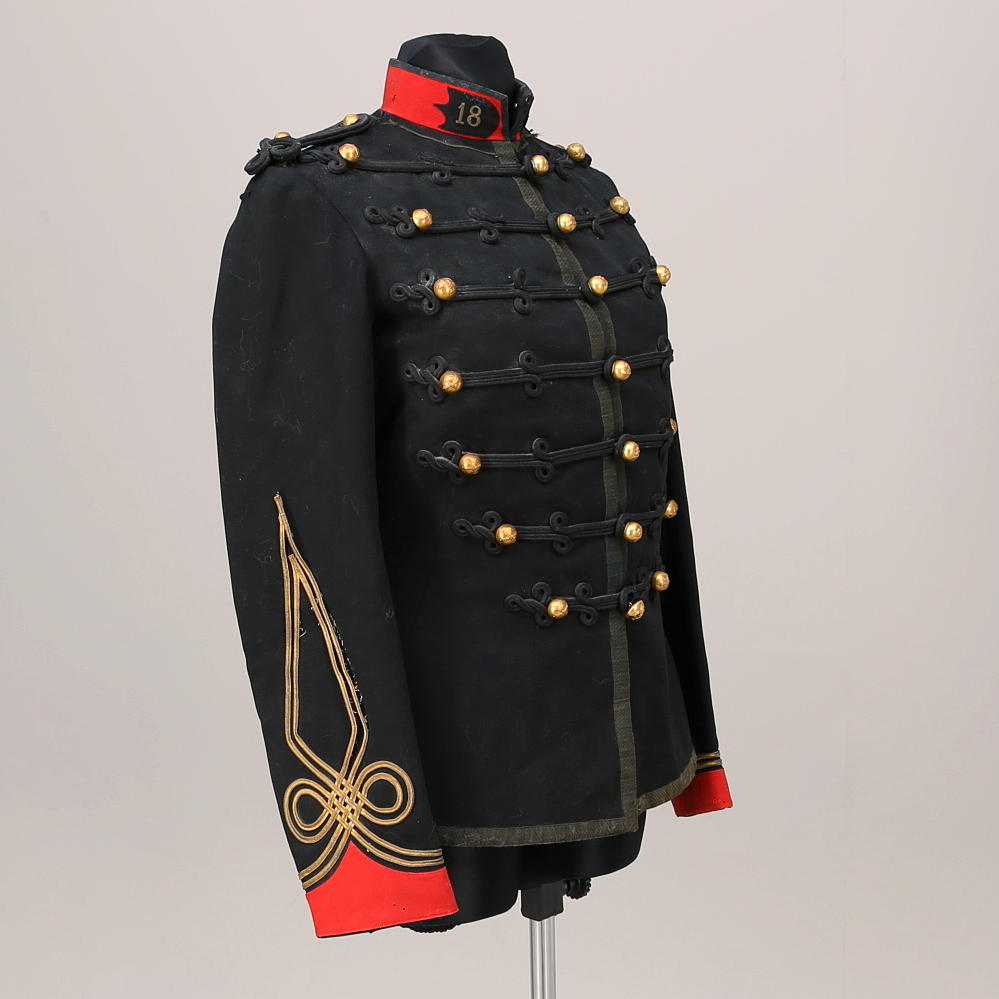 UNIFORFORMSJACKA, Frankrike, modell 1872, artilleri, löjtnant.