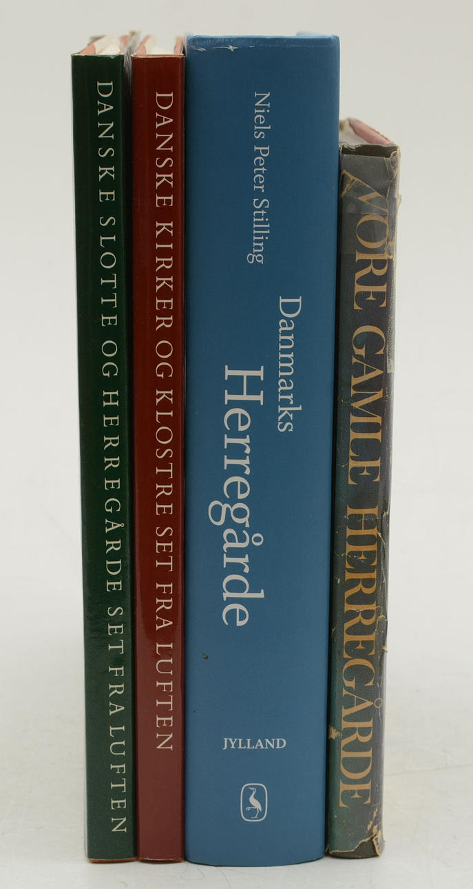 Danske slotte och herregårde, mm. 4 vol.