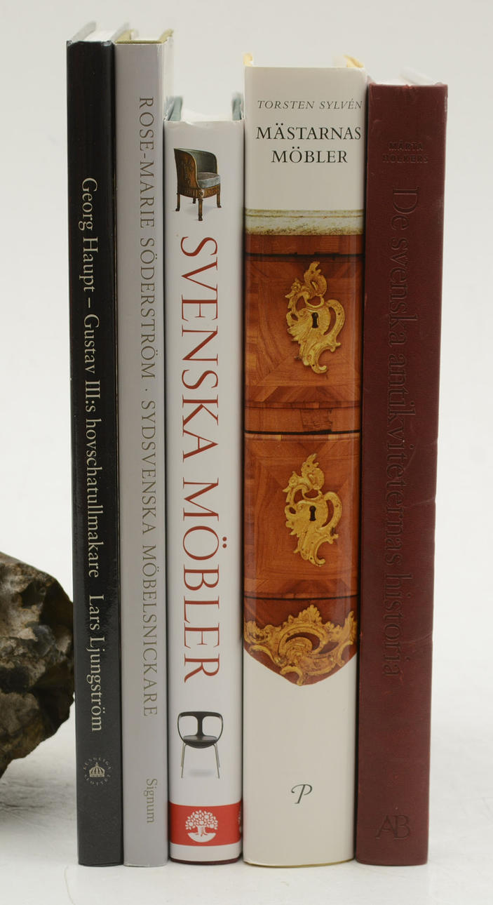 Bücher über schwedische antike Möbel, 5 Bd.