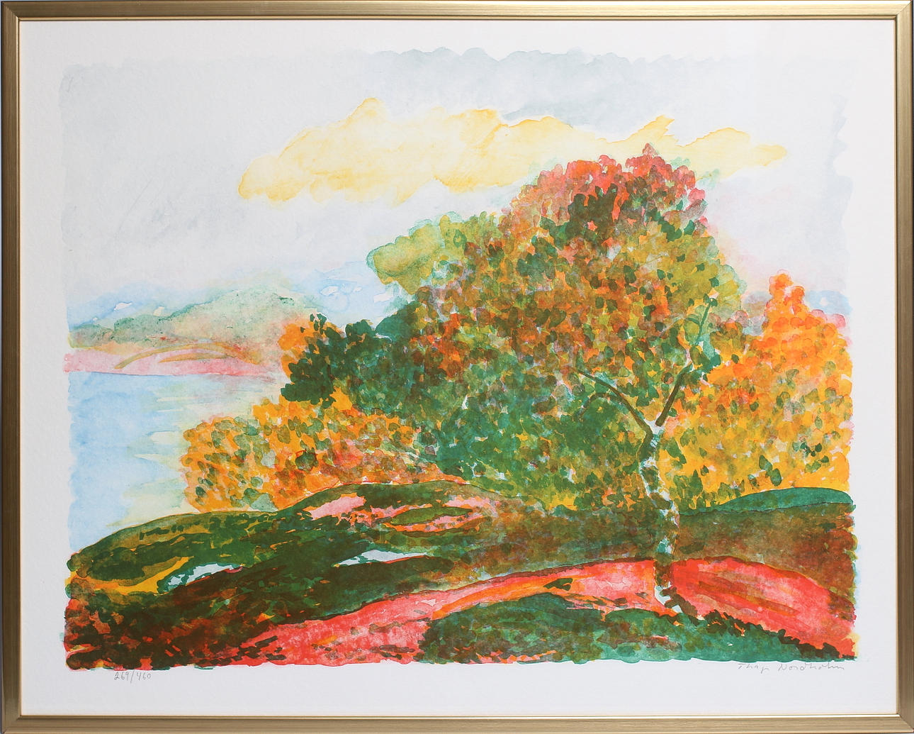 THAGE NORDHOLM. Litografi, signerad och numrerad 269/460.