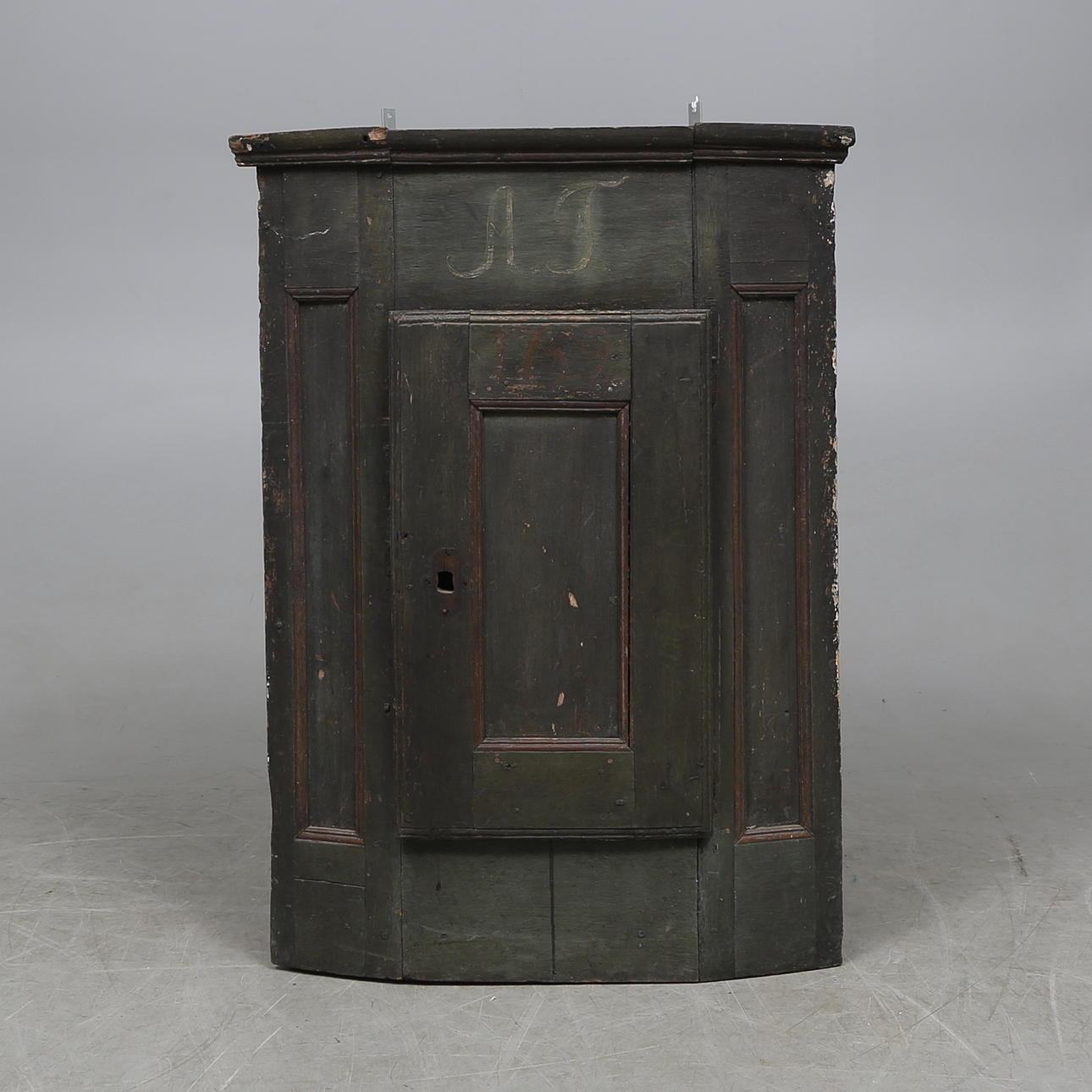 HÖRNSKÅP, hängmodell, Barock, 1700-tal.