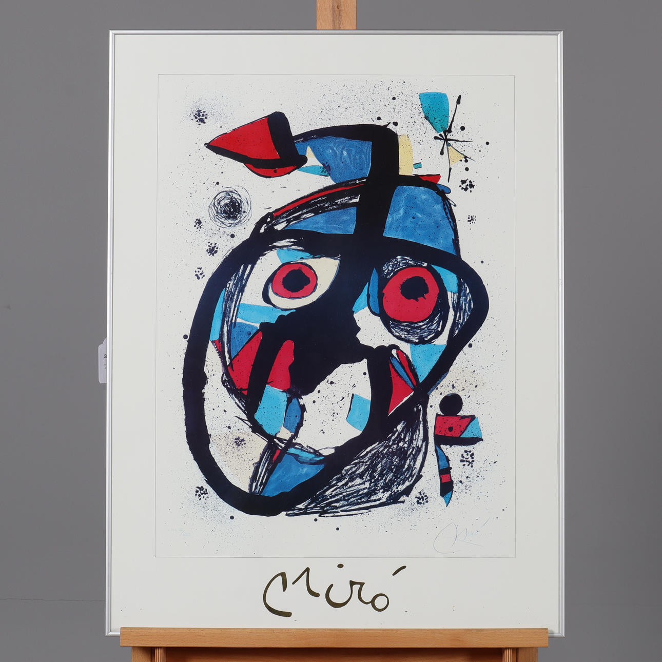 Juliste, painatus, Joan Miró.