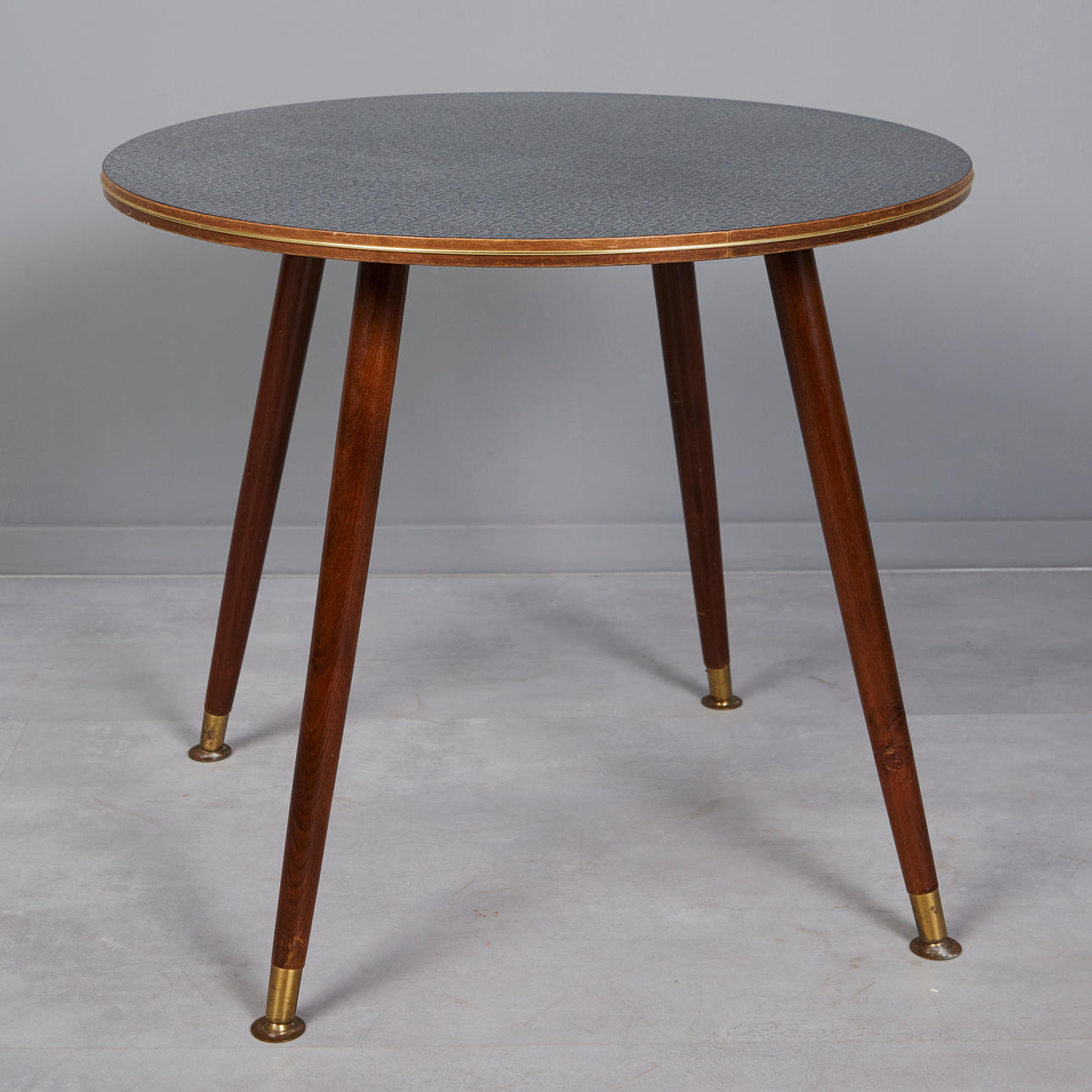 Side table/Kidney table, beech, Formica, 1950s, Germany.