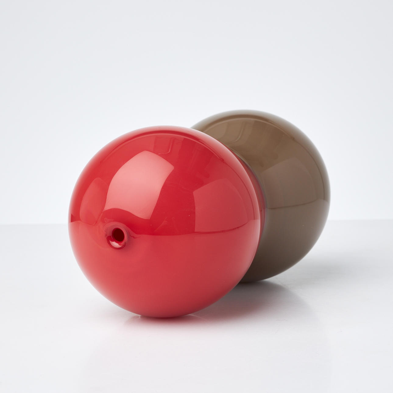 MATZ BORGSTRÖM. Sculpture, unique, signed and dated 94, polychrome glass.