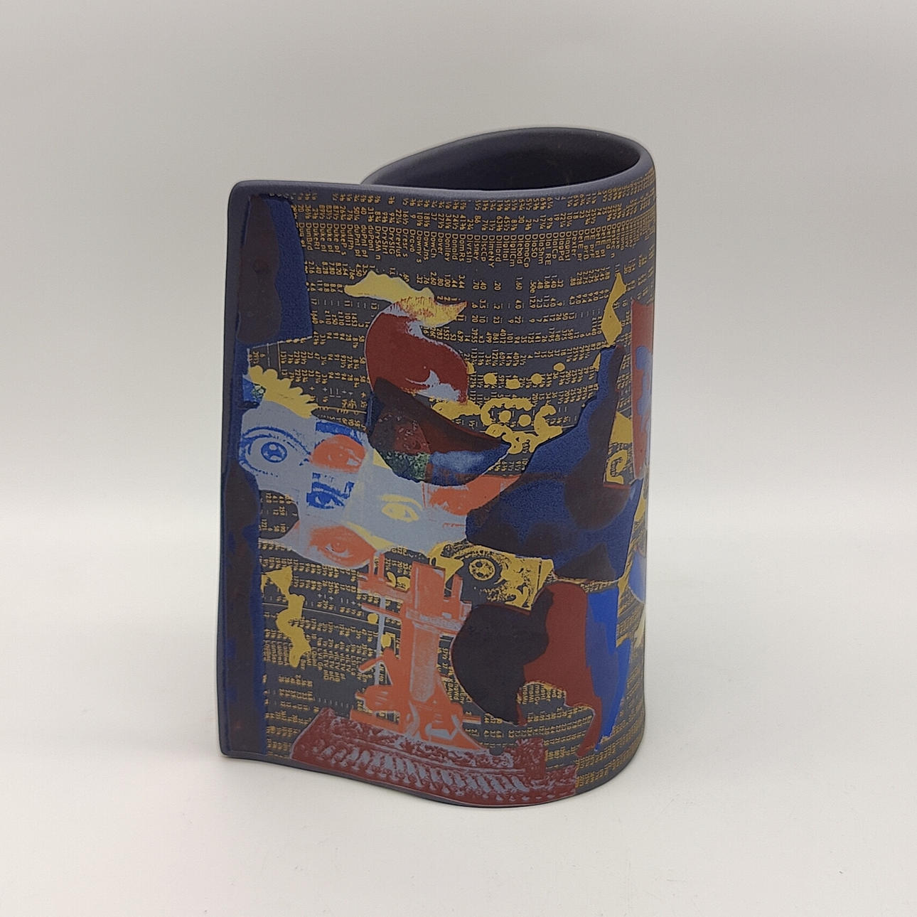 GILBERT PORTANIER. ROSENTHAL STUDIO LINE: PORCELAIN VASE WITH