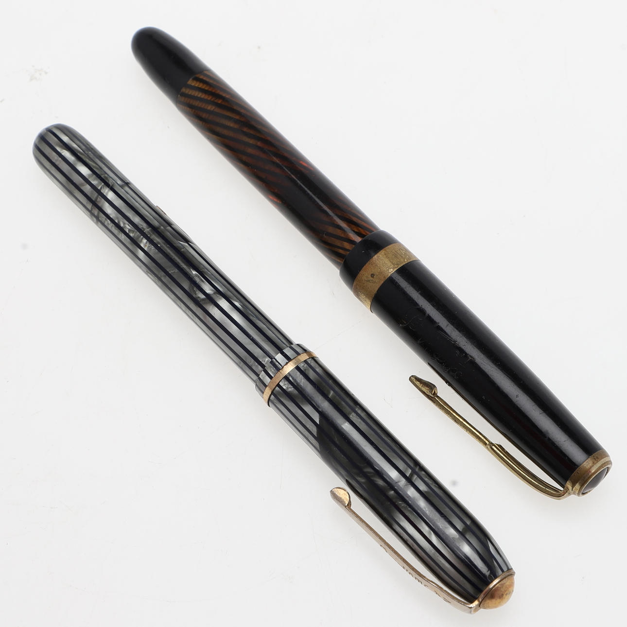 2 FOUNTAIN PENS, Perfecto I & Majestic. Vintage & Designer Fashion ...