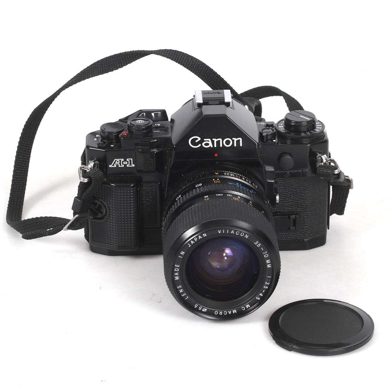 KAMERA, Canon A1, mit Objektiv, Japan.