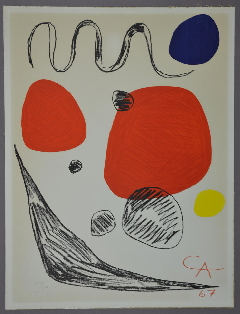 ALEXANDER CALDER. LITOGRAFI.