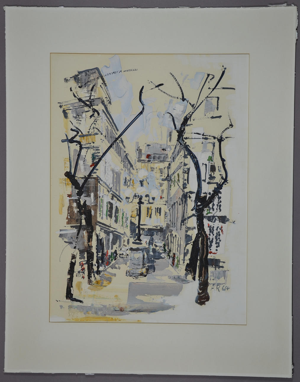 FRANSK KONSTNÄR 60-TALET.