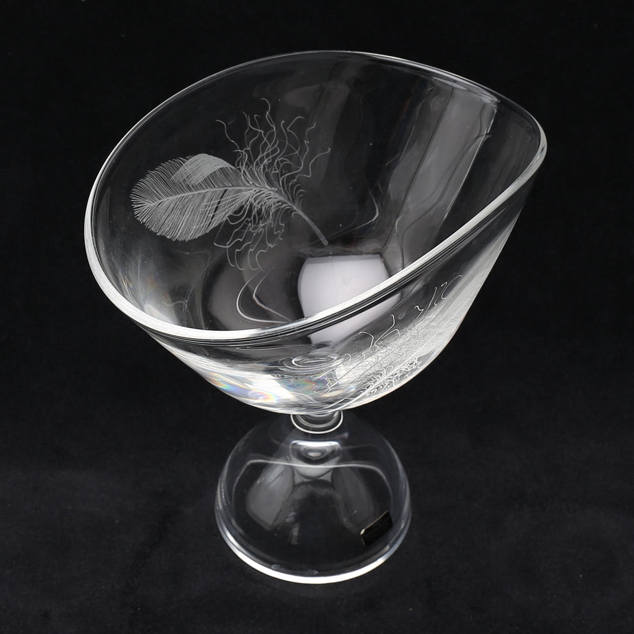 VAS, kristall, modell 52451, Vicke Lindstrand, Kosta Boda.