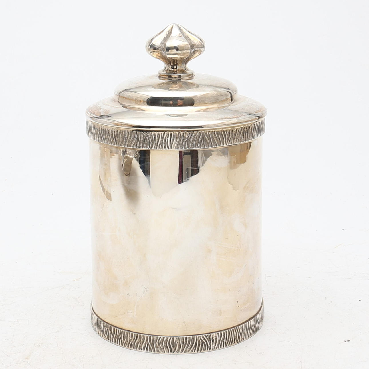 Spansk islåda, silver, från 1900-talet.