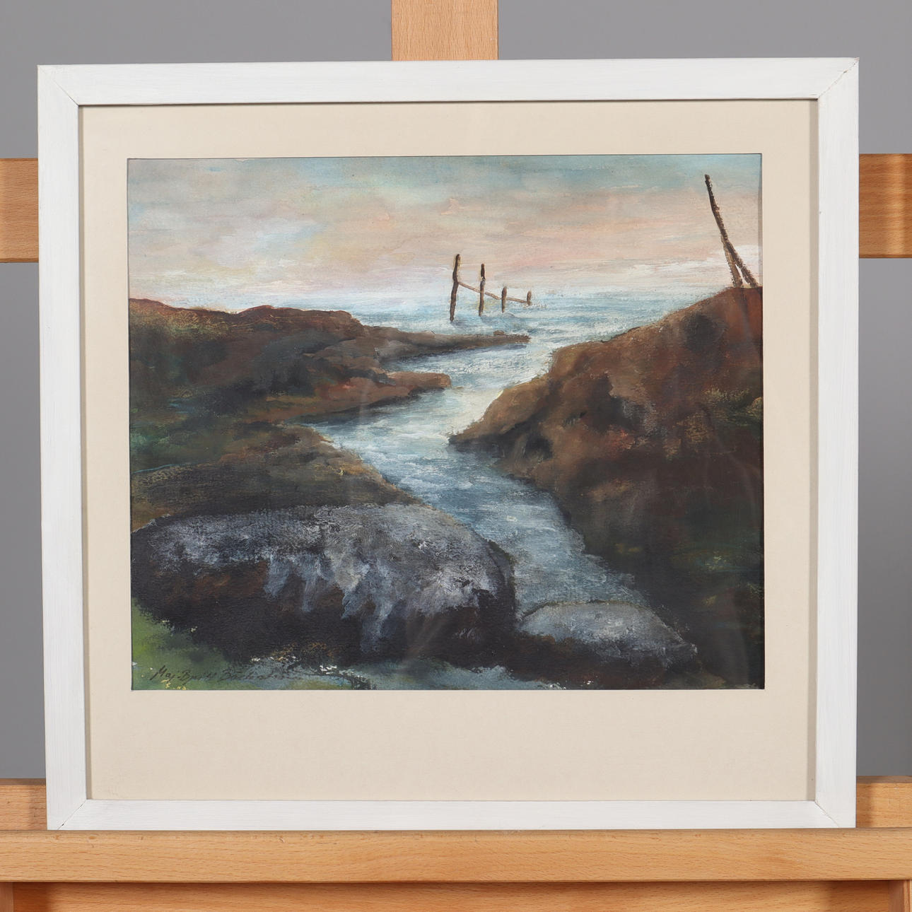 MAJ-BRITT BÄCKSTRÖM. ACUARELA, firmada.