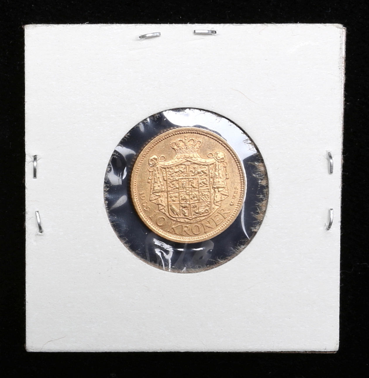 GOLDMÜNZE, 10 Kronen, Dänemark, 1909.