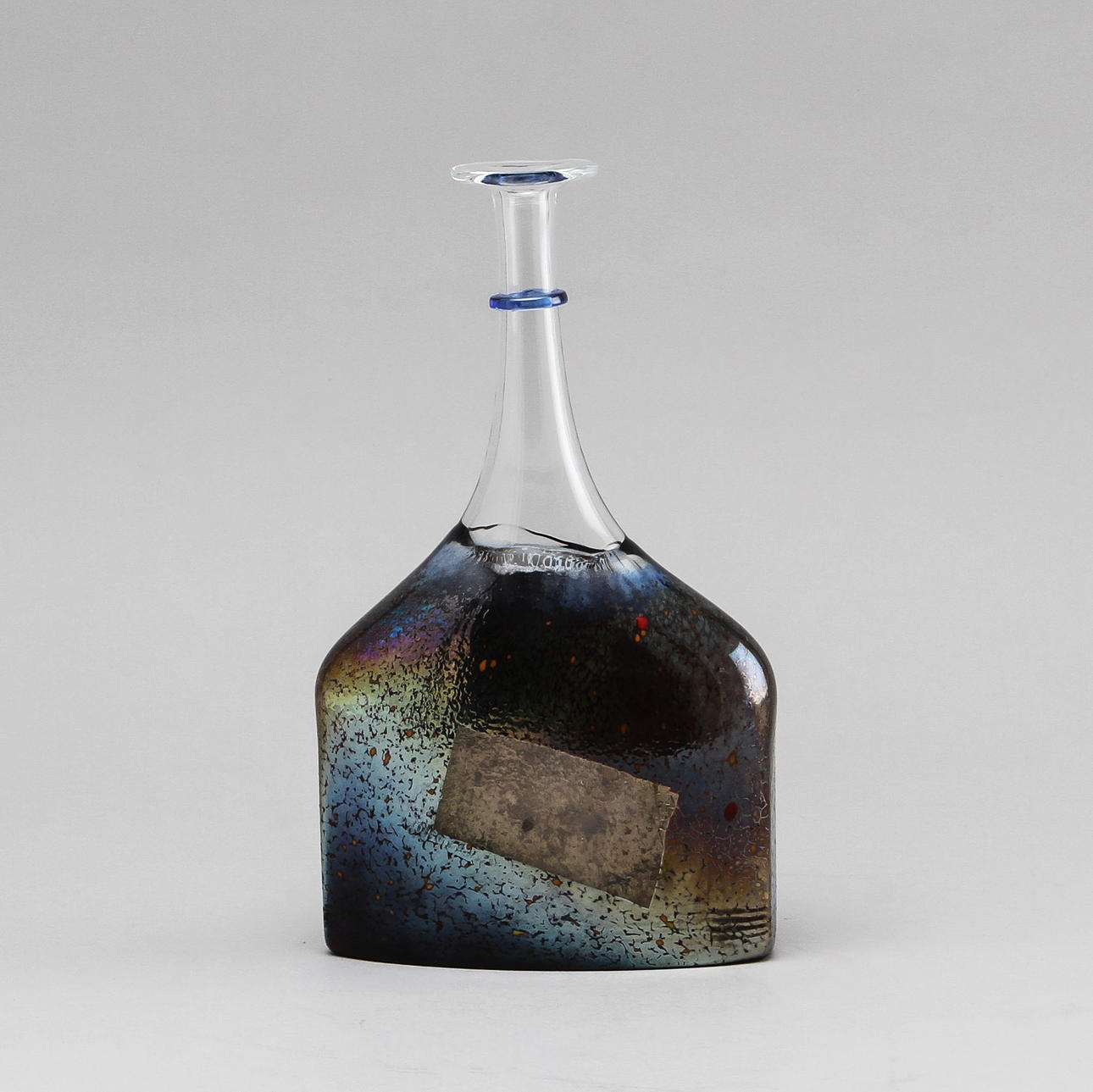 FLASKA "SATELLITE", glas. Bertil Vallien, Kosta Boda.