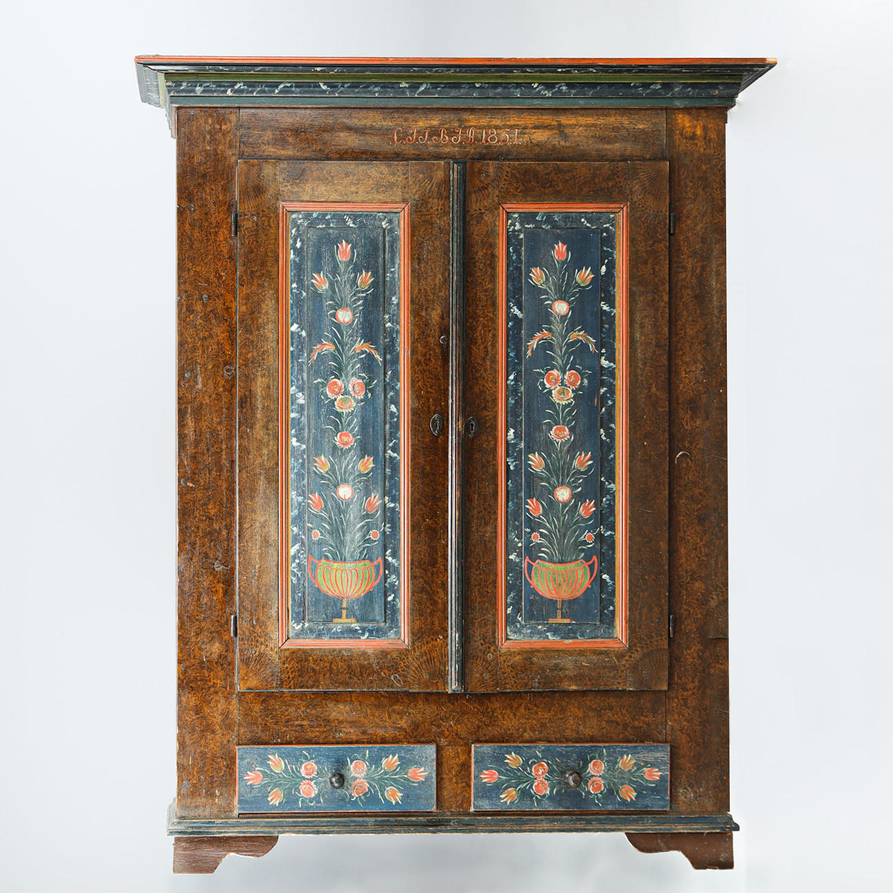 A common cabinet, marked CJSBJD 1851.