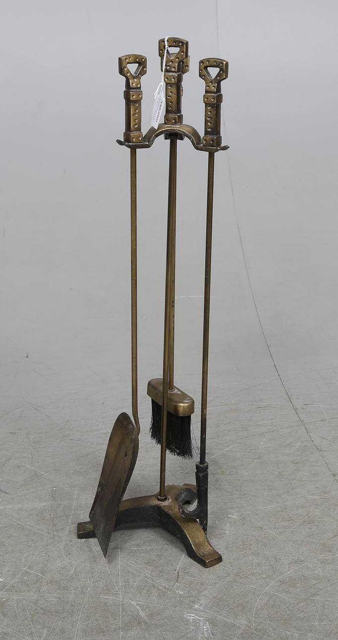 BRASVERKTYG, 4 delar, 1900-tal.