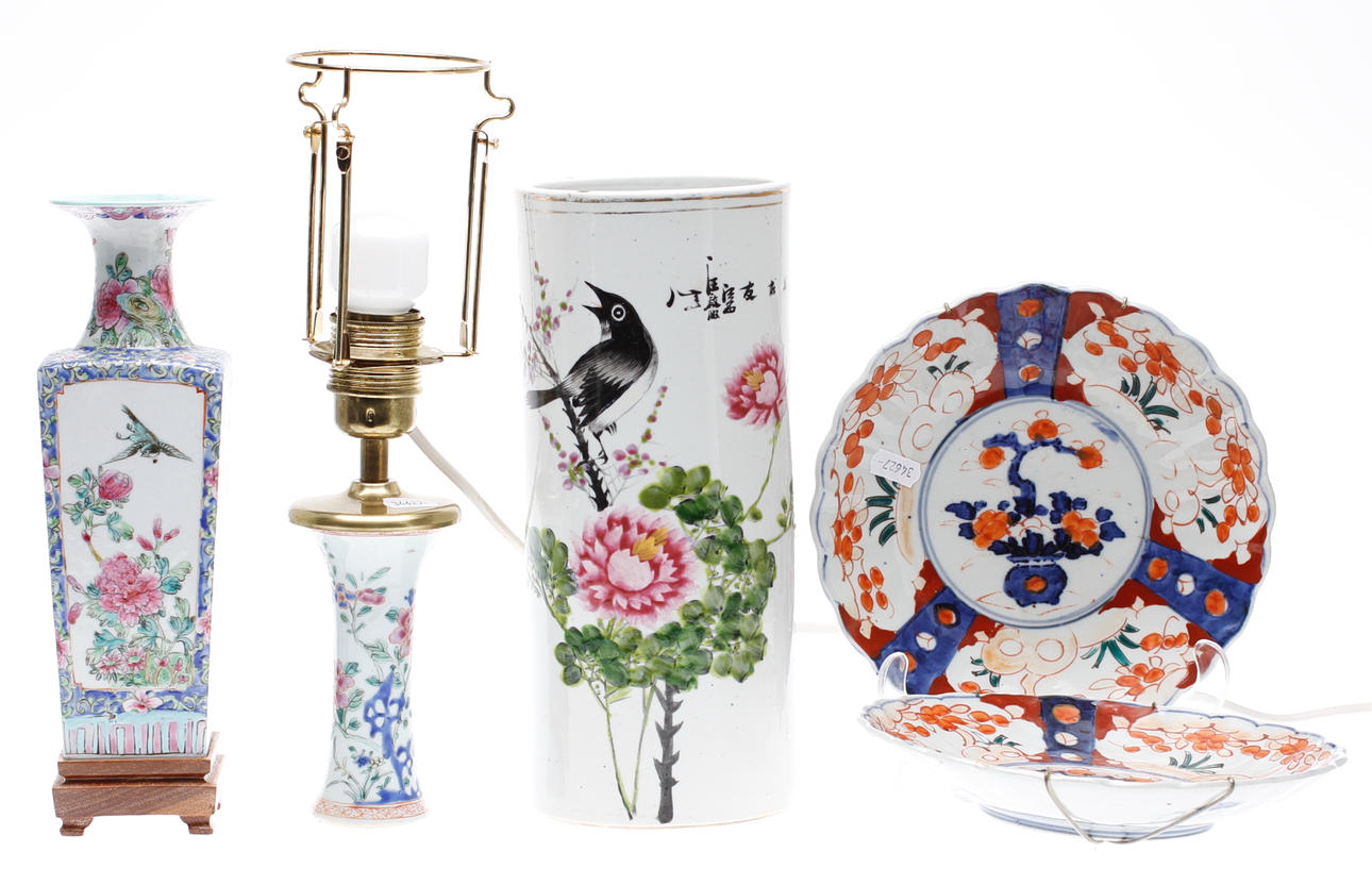 OSTINDISKA FÖREMÅL, 5 del, porslin.