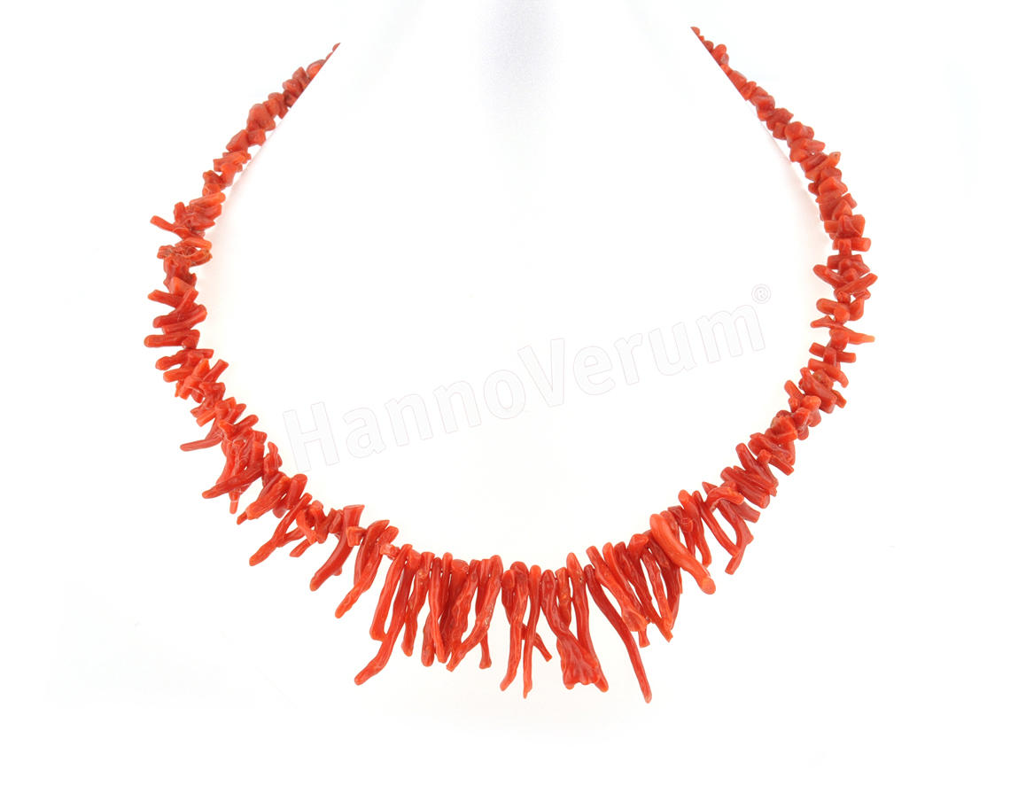 COLLAR DE CORAL ROJO.