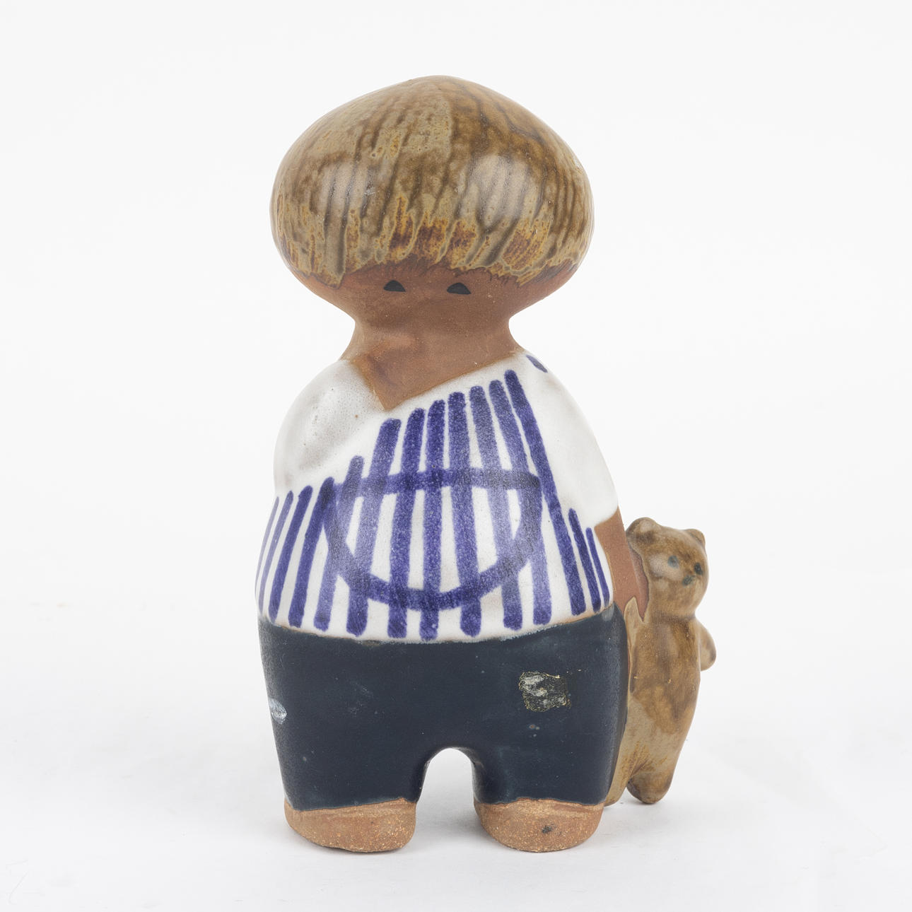 LISA LARSON. Eine Figur, „Malin“, Gustavsberg, Steinzeug.