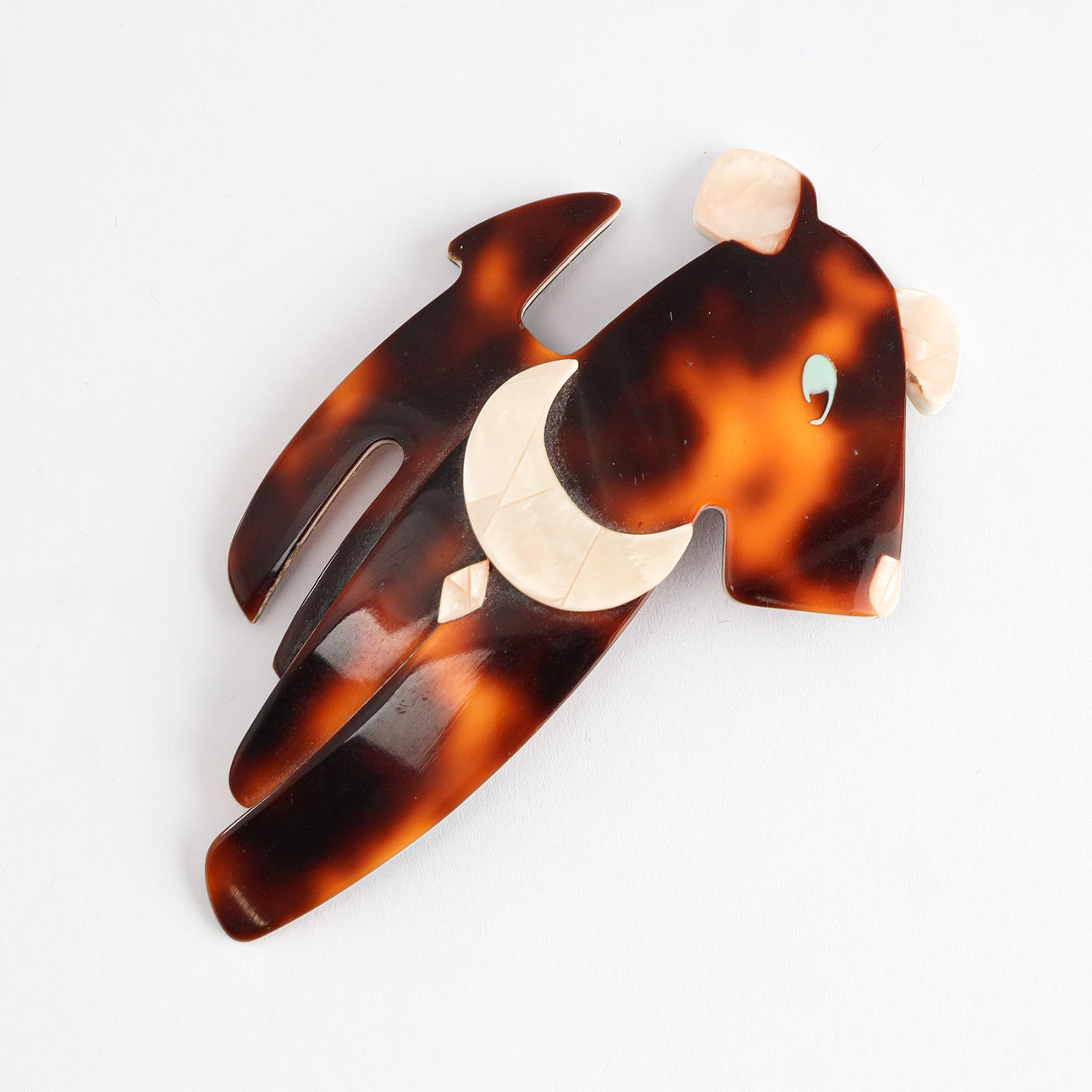 LEA STEIN, b. 1936, Brooch “Ric the Terrier” dog pin, 1968-1980