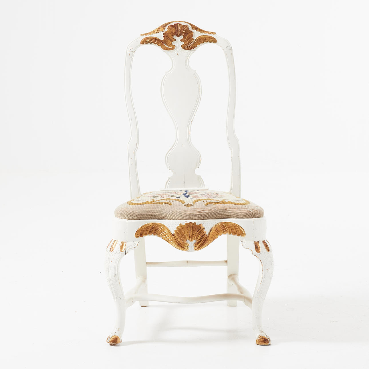 Una silla rococó del siglo XVIII.